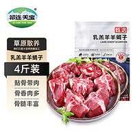 祁连天宝 羊肉生鲜羊蝎子4斤羊排羊腿手把肉烧烤食材生鲜年货礼盒 源头直发