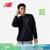 new balance 24男款冬季经典简约时尚圆领针织卫衣套头衫 BK MT41507 L