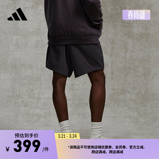 adidas 2024 Chapter 02款篮球运动短裤男女阿迪达斯 炭灰 2XL