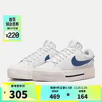 NIKE 耐克 女子厚底增高运动鞋 COURT LEGACY LIFT DM7590-104 37.5