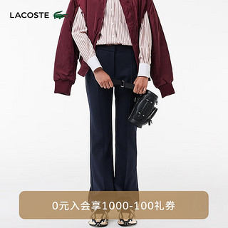 LACOSTE法国鳄鱼女装24年时尚百搭长裤HF5849 HDE/藏青色 36 160