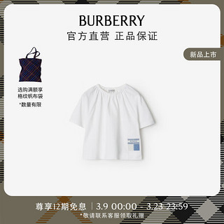 博柏利（BURBERRY）女童 棉质 T 恤衫80798101 白色80798101 6Y