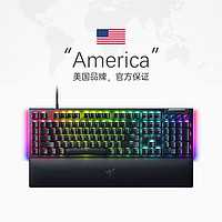 RAZER 雷蛇 黑寡妇蜘蛛V4电竞电脑游戏机械键盘RGB幻彩灯光