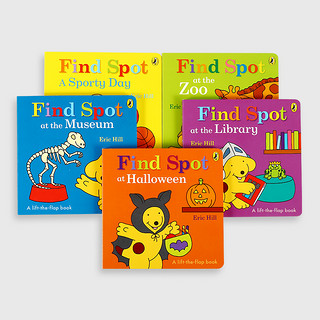 凯迪克图书 点读版 Find Spot Story Collection 寻找小玻故事合集 5册 原版英文绘本 英语启蒙 毛毛虫点读笔配套绘本