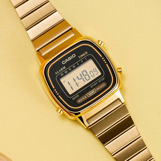 CASIO 卡西欧 24.6毫米石英腕表 LA670WGA-1D