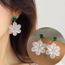 ViennoisJewelry 威妮华 六瓣花耳环女小众设计高级感花朵耳钉气质时尚耳饰女友闺蜜礼物