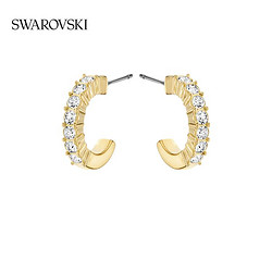 SWAROVSKI 施华洛世奇 Mini Hoop大圈耳环时尚减龄精致高级耳钉耳饰