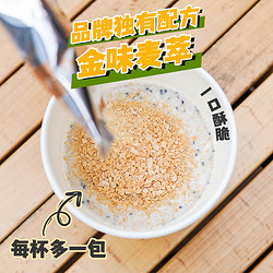 GOLDROAST 金味 加萃黑芝麻营养燕麦片45g*1杯懒人速食燕麦早餐