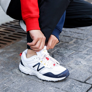 new balance 官方运动鞋男鞋女鞋休闲网面百搭低帮复古510系列MT510WB4 白色/藏青色MT510WB4