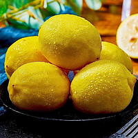 新嘟润新鲜当季皮薄安岳黄柠檬 精品果3斤（130-250g）