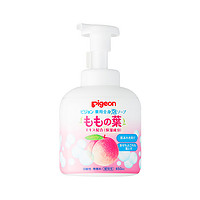 Pigeon 贝亲 婴儿桃叶精华洗发沐浴露儿童宝宝泡沫型二合一450ml*2