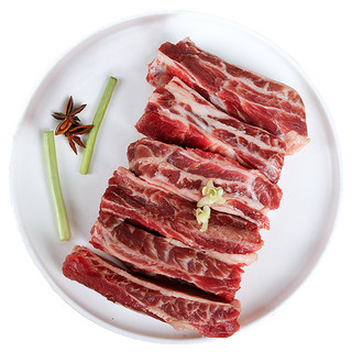 西捷牛肋条1KG生鲜牛肉雪花肋条肉烤肉新鲜巴西冷冻