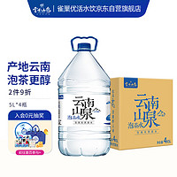 TAI SUN 大山 云南山泉饮用天然泉水（泡茶用）5L*4瓶 整箱装