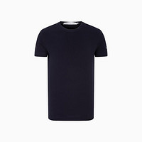 卡尔文·克莱恩 Calvin Klein CK Jeans夏季男士简约圆领舒适纯棉撞色重叠刺绣短袖T恤ZM01884