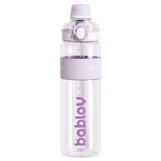 BABLOV 吸管塑料水壶 600ml