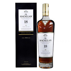 MACALLAN 麦卡伦 18年黑钻单桶苏格兰单一麦芽威士忌洋酒