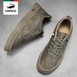 cartelo卡帝乐鳄鱼线下专柜同款新款男士时尚休闲鞋男鞋潮鞋板鞋