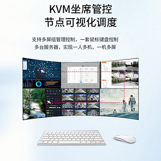 博扬 KVM分布式坐席调度系统 H265解码处理器4K@60Hz多屏拼接面分割漫游无缝矩阵 单节点BY-EMX3000