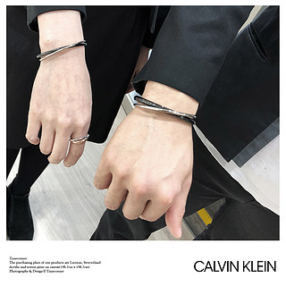 卡尔文·克莱恩 Calvin Klein BANGLE - 2019 CALVIN KLEIN DOUBLE KJ8XBF2002 - CK情侣手镯