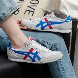 onitsukatiger鬼冢虎serrano低帮春秋男鞋女鞋情侣鞋舒适耐磨户外运动
