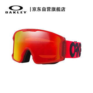 OAKLEY 欧克利 LINE MINER L苏翊鸣同款谱锐智火炬红滑雪镜OO7070-F1