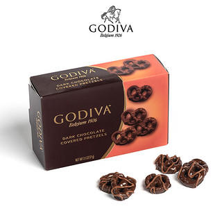 歌帝梵（GODIVA）蝴蝶形黑巧克力饼干 美国 休闲零食下午茶