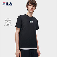 FILA 斐乐 春季款基础常规纯棉休闲针织短袖衫男时尚百搭T恤