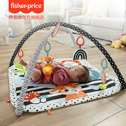 Fisher-Price 费雪 婴儿玩具0-3岁新生儿生日礼物- 3合1趣味萌宠乐园健身器HBP41