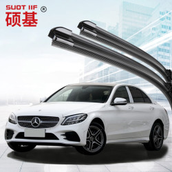 suotjif硕基奔驰c级c200雨刮片雨刮器雨刷器汽车雨刷条雨刮胶条