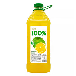 汇源 新品100%果汁2L*2大桶装山楂混合果蔬汁苹果汁桃汁家庭实惠装 卡曼橘柠檬汁2L1桶