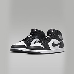 nike耐克jordanaj1黑白男子新款板鞋缓震中帮篮球鞋fb9911001