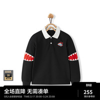Mini Peace MiniPeace太平鸟童装春新男童长袖T恤F1CPE1170 黑色 160cm
