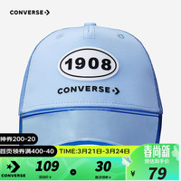 Converse匡威儿童帽子遮阳2024男女童宝宝帽夏季棒球鸭舌帽CAN-HW-5568 天空蓝 4/7
