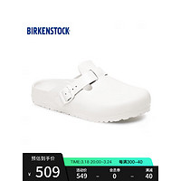 BIRKENSTOCK勃肯软木拖鞋时尚轻便男女同款包头拖鞋EVA-BOSTON系列 白色窄版127133 41