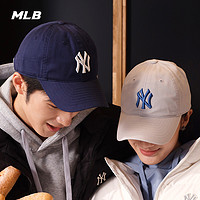 MLB 帽子 男女情侣秋季NY小标软顶棒球帽遮阳休闲鸭舌帽运动帽CP66