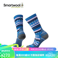 Smartwool 徒步功能轻量减震玛格丽特中筒袜防寒保暖美利奴羊毛袜女机洗1586 拉古纳蓝J96 M（适合脚码38-41）