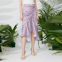 eifini 伊芙丽 半身裙女年夏新高腰小众鱼尾裙