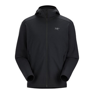 ARC'TERYX 始祖鸟 ARC’TERYX）Kyanite 户外抓绒衣男 Lightweight-有帽-黑色-L(建议82-95kg)