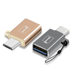 倍晶安卓usb30适用华为小米otg转接头oppo魅族vivo手机u盘连接键盘