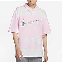 NIKE 耐克 男子夏翻领大勾运动休闲宽松透气POLO短袖T恤FN3694-125