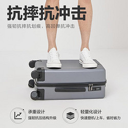 YANXUAN 網易嚴選 輕商旅 小黑盒耐磨防刮純PC拉桿箱（20/24）