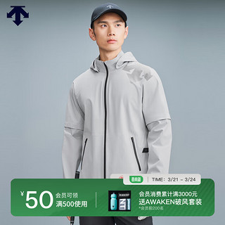 DESCENTEGOLF 迪桑特高尔夫PRO系列男士雨衣夏季 LG-L/GREY 3XL(190/108A)