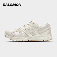 salomon 萨洛蒙 运动休闲鞋男女土灰色皮革拼接减震 XMN-4 SUEDE