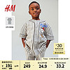 H&M【史努比系列】童装童套装2件式新款棒球风 