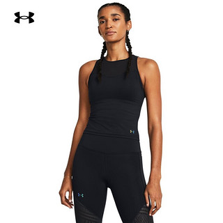 安德玛（UNDERARMOUR）春夏Vanish Elite Vent女子训练运动网眼背心1383653 黑色001 XS