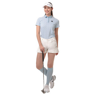 Taylormade泰勒梅高尔夫服装2024女士夏季透气运动裤golf时尚短裤 M19857 白色 XS