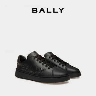 BALLY巴利24春夏Raise皮革黑色男士运动休闲鞋6306571 黑色 41.5