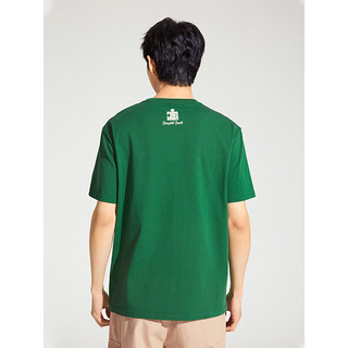 热风（Hotwind）短袖男2024年夏季男士米奇家族系列休闲宽松亲肤舒适T恤—DSN 07绿色 M