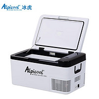 Alpicool 冰虎 车载冰箱 压缩机制冷车家两用12V24V220V冷冻冷藏汽车货车小冰箱 K系列+蓝牙控温 18升车用两用+压缩机制冷