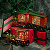 圣诞节梦幻平安夜音乐盒玩具八音盒水晶球汽车儿童飘雪花